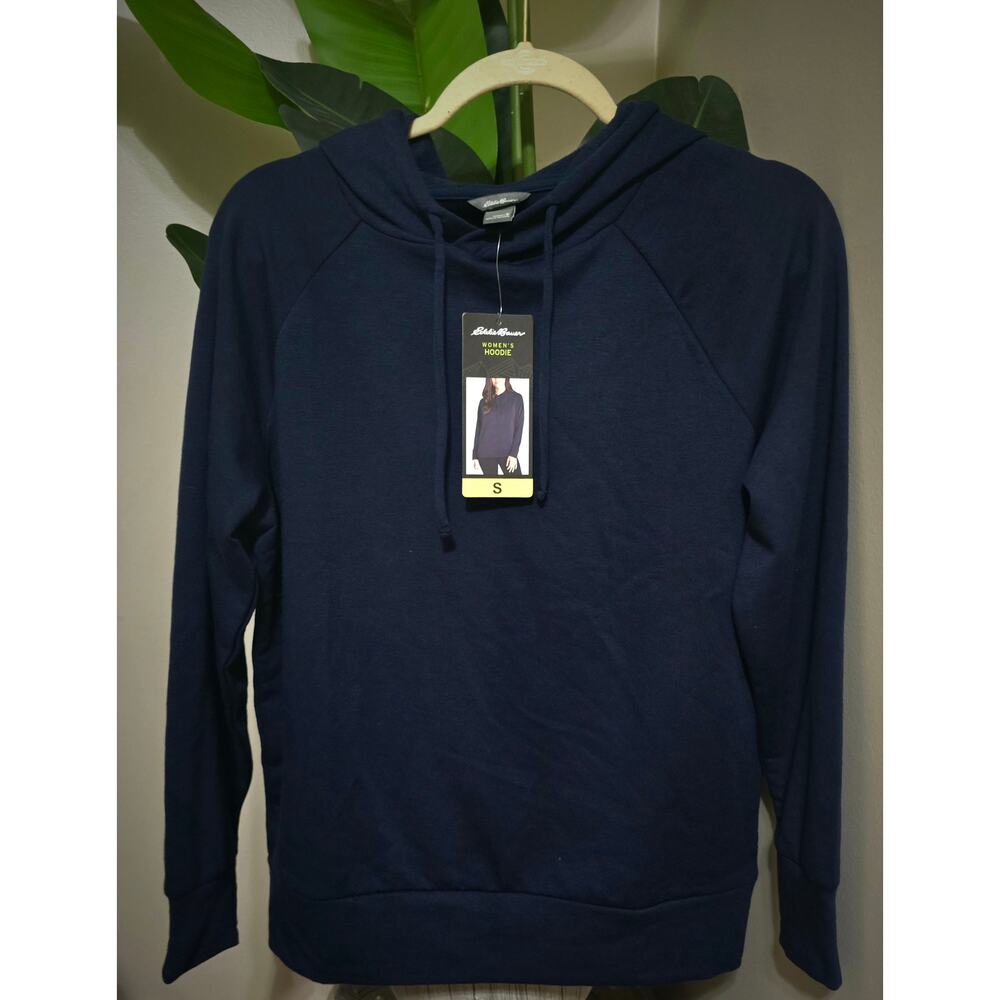 NwT Small Eddie Bauer Women's Hoodie with Drawstring Soft Fabric Relaxed Fit